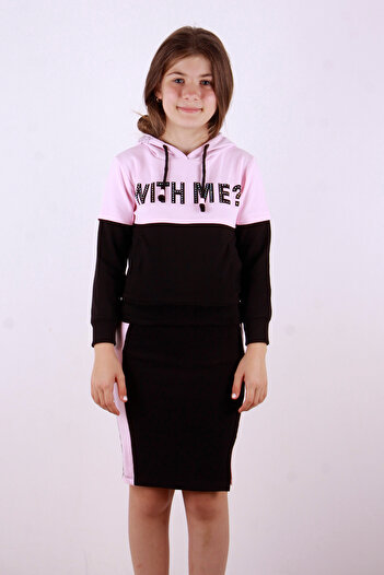 Toontoy Girl - With Me? Printed Skirt Set