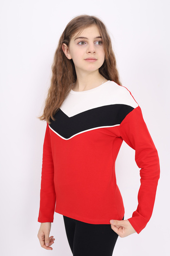Toontoy Garnished T-Shirt for Girls