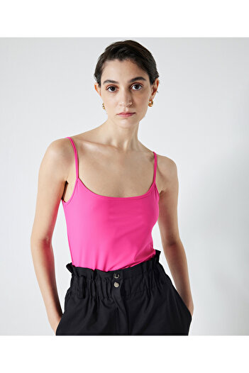 MISS IPEKYOL Basic T-shirt with straps