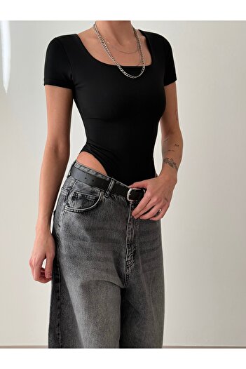 Friday Mood Women's Square Neck Bodysuit