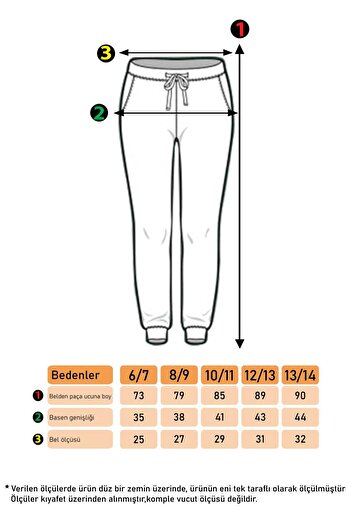 Toontoy Girl - Pocket Detailed Printed Sweatpants