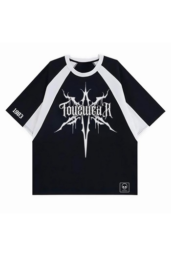 Touz Moda Touz Wear Unisex Oversize T-Shirt - Printed