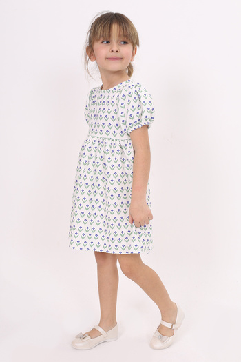 Toontoy Girl's Tulip Print Dress