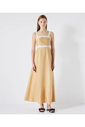 İpekyol Contrast Color Shaped Dress