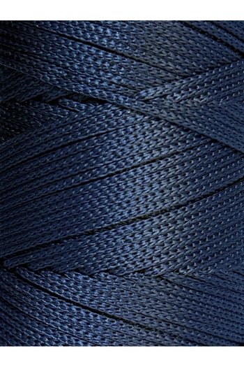 Akduman İplik 200 gr - 2mm Polyester Makrome Ipi Lacivert Renk Çanta Ipliği Ve Supla Ip