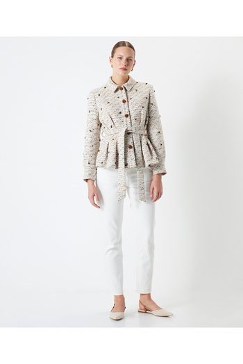 İpekyol Embroidered tweed jacket