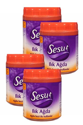 Sesu Ilık Ağda 250 gr Turuncu X 4 Adet