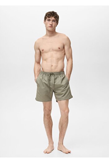 MANGO Man Badeanzug mit geometrischem Print
