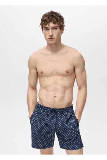 MANGO Man Badeanzug mit geometrischem Print