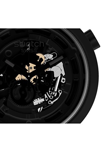 Swatch Sb03b100 Siyah Kol Saati