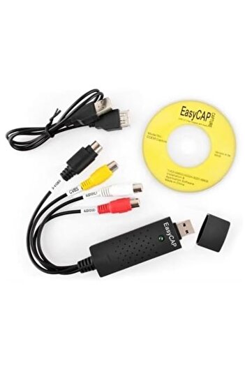 Zilevo Easycap Usb Rca Capture Kamera Uydu Kayıt Kartı Chipli Android Destekli