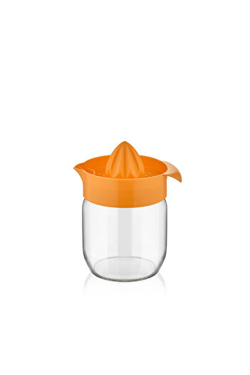MUF HOME 425Cc Practical Lemon Bowl - Glass Lemon, Orange and Citrus Juicer