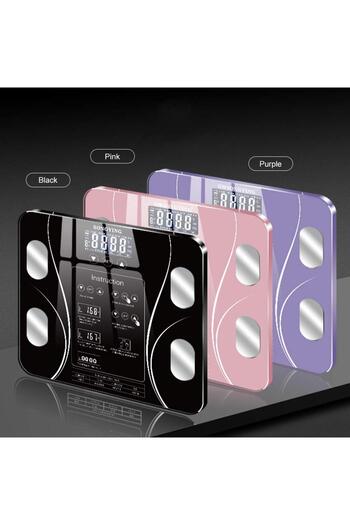 fulina Body Fat Scales Intelligent Electronic Weight Scale, High Precision Digital BMI Scale,Black