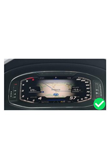 Ecr Mobile Seat Ateca 10.25 Inch Digital Display Compatible 9H Nano Screen Protector