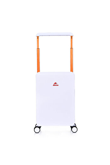 MORANO Morano Cabin Suitcase 20 Inch 4 Wheel Spinner with TSA Lock White