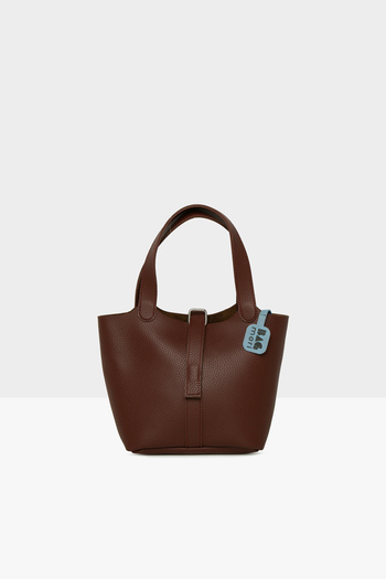 Bagmori Burgundy Women's Textured Hand Bag m 000008585