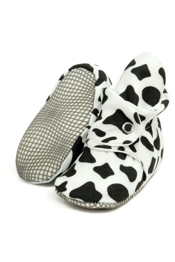 Ella Bonna Organic Cotton Baby Booties, Anti-Slip Sole, Cotton Newborn Slippers Home Nursery Shoes