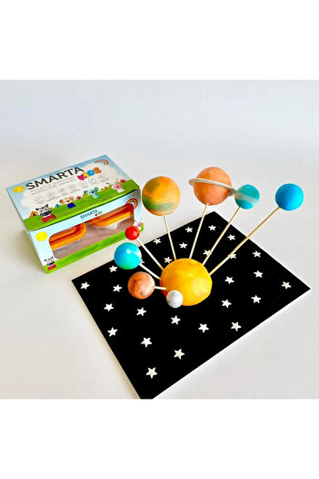 Smarta Kids Modeling Clay 70Gr Air Dry Modeling Plasticine Black / 30000039