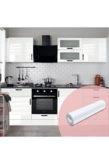 StickerArt Mat Beyaz Mobilya Ve Dolap Kaplama Folyosu 61 Cm 61 Cm X 2 Metre