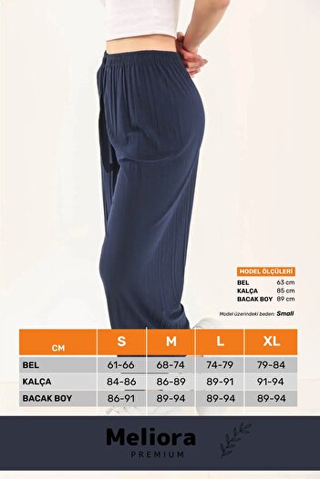 Pastimore New Trend Wide Leg Mother Women Comfortable Pleated Sendy Pants with Elastic Waist that Doesn't Show Underwear