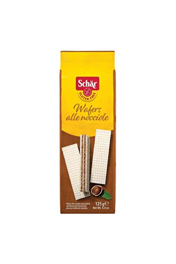 Schar Wafers Alla Nocciole Glutensiz Fındıklı Gofret 125 gr