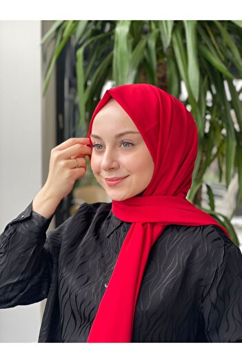 Sima Red Sima Medina Silk Shawl