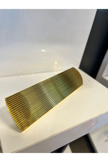 Emaks Pum Striped Metal Handle 32mm Gold Color Cabinet Door Modern Tv Unit Drawer Furniture Bedside Table Gold