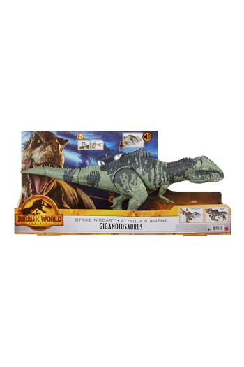 mattel JURASSIC WORLD STRIKE N ROAR ΔΕΙΝΟΣΑΥΡΟΣ ΓΙΓΑΝΟΤΟΣΑΥΡΟΣ
