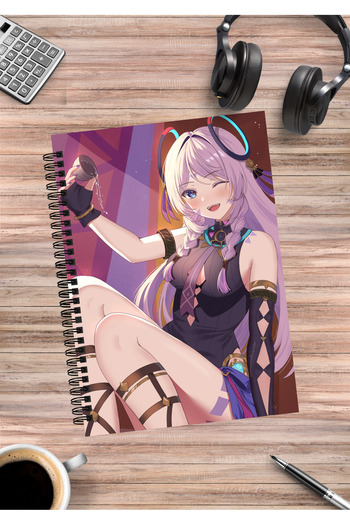 mertfigur Genshin Citlali Anime Spiral Notebook A5 (50 Sheets)