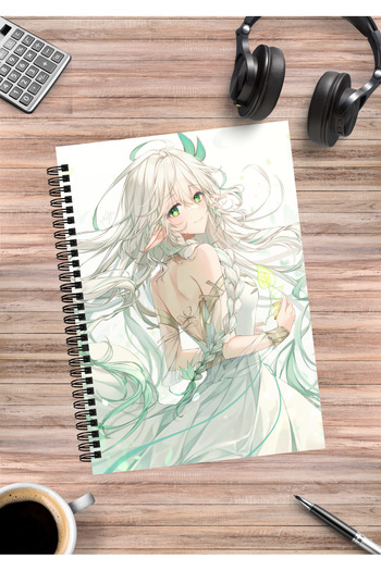 mertfigur Genshin Rukkhadevata Anime Spiral Notebook A5 (50 Sheets)