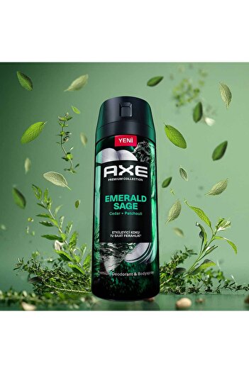 Axe Premium Collection Erkek Sprey Deodorant Emerald Sage 150 ml X3