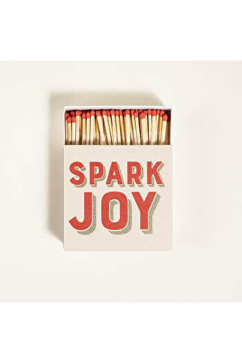 Zsa Zsa Zsu Αναμνηστικό Ξύλινο Σπιρτάκι Spark Joy 11x11x3 εκ. Πολύχρωμο