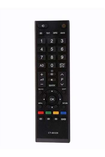 erorex Replacement Remote Control For Toshiba 3D Smart TV Black
