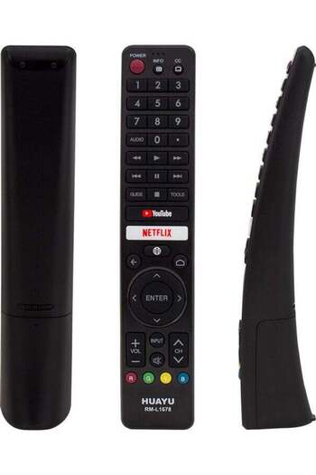 erorex Kl RM-L1678 Sharp Netflix-Youtube LCD-LED TV Remote with Button