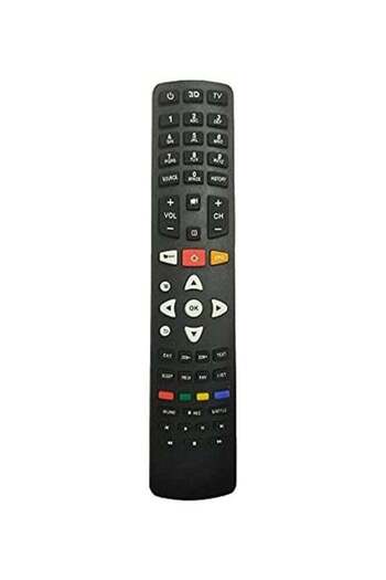 erorex Remote Control For Tcl , Jac , Unionaire Screen Black