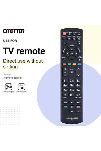 erorex Suitable for Panasonic TV Remote Control N2QAYB000934 N2QAYB001008 N2QAYB000834 TH-LR32E6 TH-LR42E6