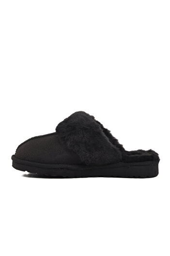 Pierre Cardin Women's Black Fur Inside House Slippers Pc-54392 Z