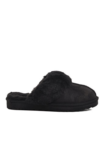 Pierre Cardin Women's Black Fur Inside House Slippers Pc-54392 Z