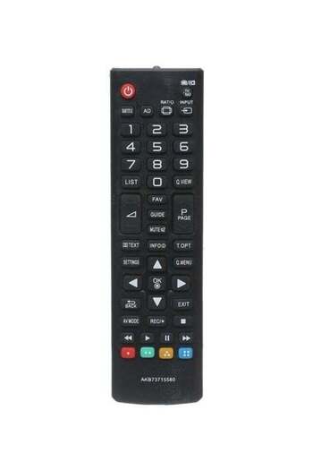 erorex Remote Control For Lg Tv Black
