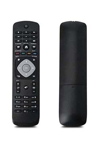erorex Remote Control For Philips Lcd Led Smart Tv Black