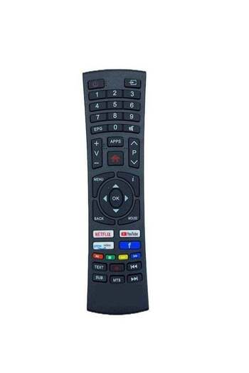 erorex Replacement Universal Remote Control For Impex LED LCD Smart TV Black
