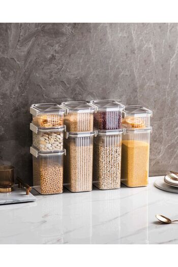 M'art Home Pinmoo Food Grade 9 Piece Storage Set