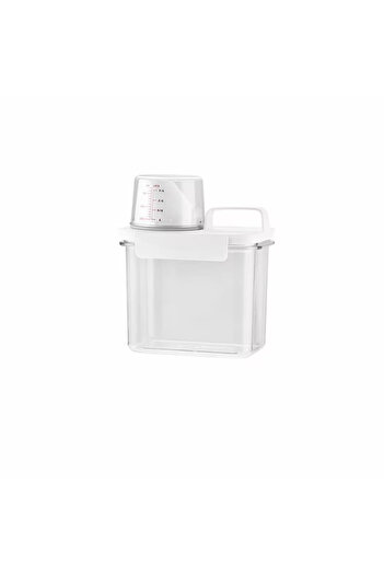 Choice Transparente 1100ML Airtight Laundry Detergent Dispenser Powder Storage Box Clear Washing Powder Liq