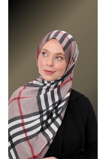 Bonjela Soft Plaid Patterned Cotton Shawl - Karelli Design