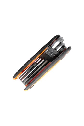 Choice Hexagon-8 Alloy Steel Folding Hexagon Wrench & Screwdriver Set - Portable Flat Head Allen Wrench Too