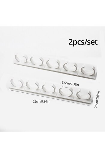 Choice Light gray 2pcs 2pcs Grey Plastic Kitchen Jar Rack Wall-Mounted Adhesive Seasoning Bottles Holder Sp