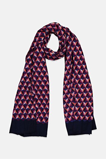 Kipling Men Textured Keon Triangle Scarves, Purple Combo