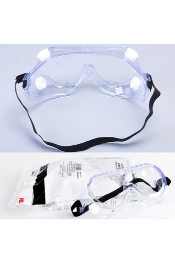 Choice 3M1621-1pcs 3M 1621 Glasses Goggle Anti-Impact PC Chemical Splash ANSI Z87 Standard Safety Personal