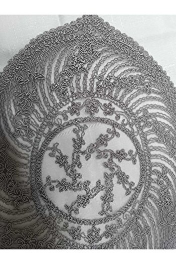 S.Y Embroidered Tray Cover with Cord