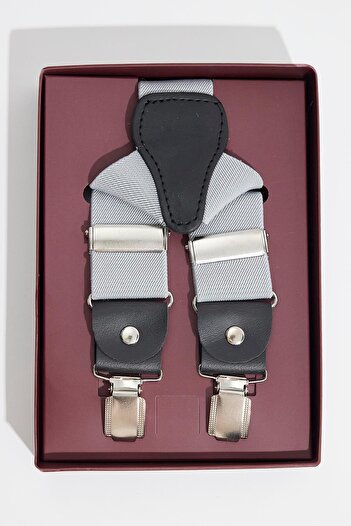 Tudors Men's Gray Trousers Strap